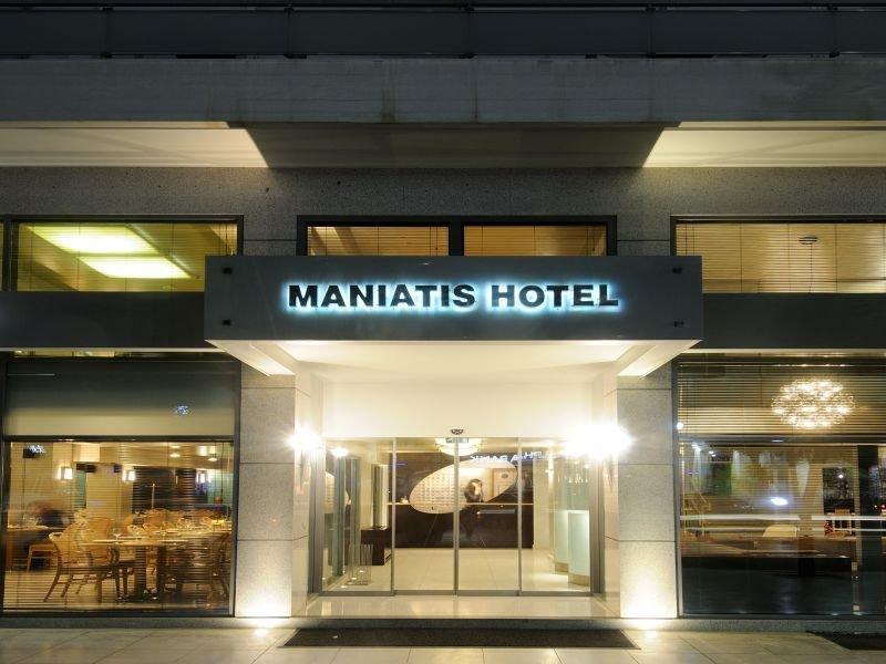 Maniatis Hotel Sparta Bagian luar foto